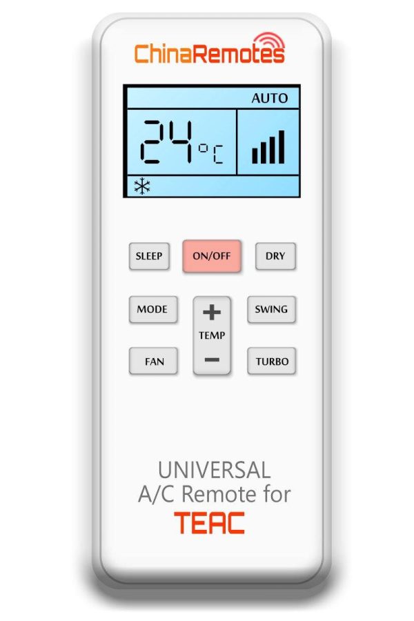 Universal Air Conditioner Remote for TEAC AirCons ✅ Online Sale