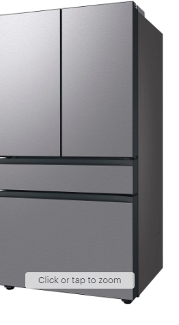 Samsung - Open Box BESPOKE 29 cu. ft 4-Door French Door Refrigerator with AutoFill Water Pitcher - Stainless Steel Online now