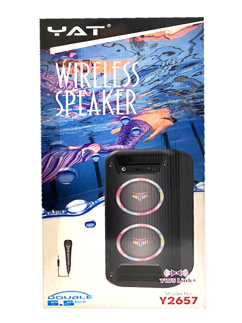 YAT Y2657 PORTABLE SPEAKER WITH MIC Hot on Sale