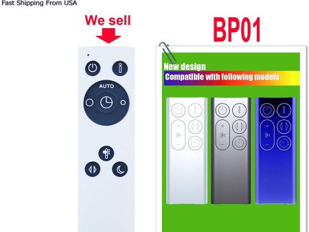 Replacement Remote for Dyson - Model: BP01 Online Hot Sale