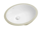 18-1 2  x  15  Oval Undermount Ceramic Bathroom Sink with Overflow Discount