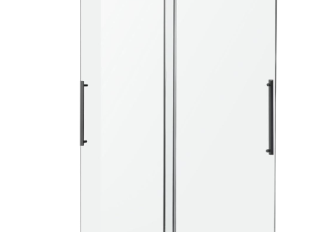 2 wheel frameless shower door 60  x 56  on Sale