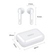 Reiko TWS Wireless Earbuds with Charging Case Macaron Finishing In White Sale