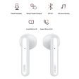 Reiko TWS Wireless Earbuds with Charging Case Macaron Finishing In White Sale