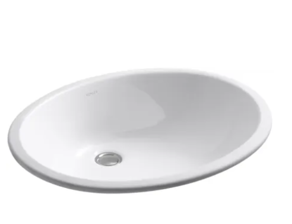 19-1 2  x  16  Oval Undermount Ceramic undermount sink Online Sale