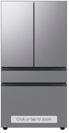 Samsung - Open Box BESPOKE 29 cu. ft 4-Door French Door Refrigerator with AutoFill Water Pitcher - Stainless Steel Online now