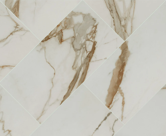 12  x 24  White Calacatta Polished Porcelain Tile For Cheap