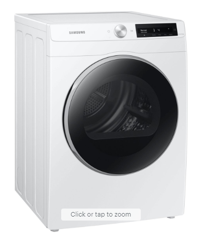 Samsung - 4.0 Cu. Ft. Stackable Smart Electric Dryer with AI Smart Dial - White Online Hot Sale