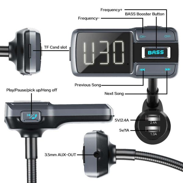 YAT CFM FM Transmitter Car Kit For Discount